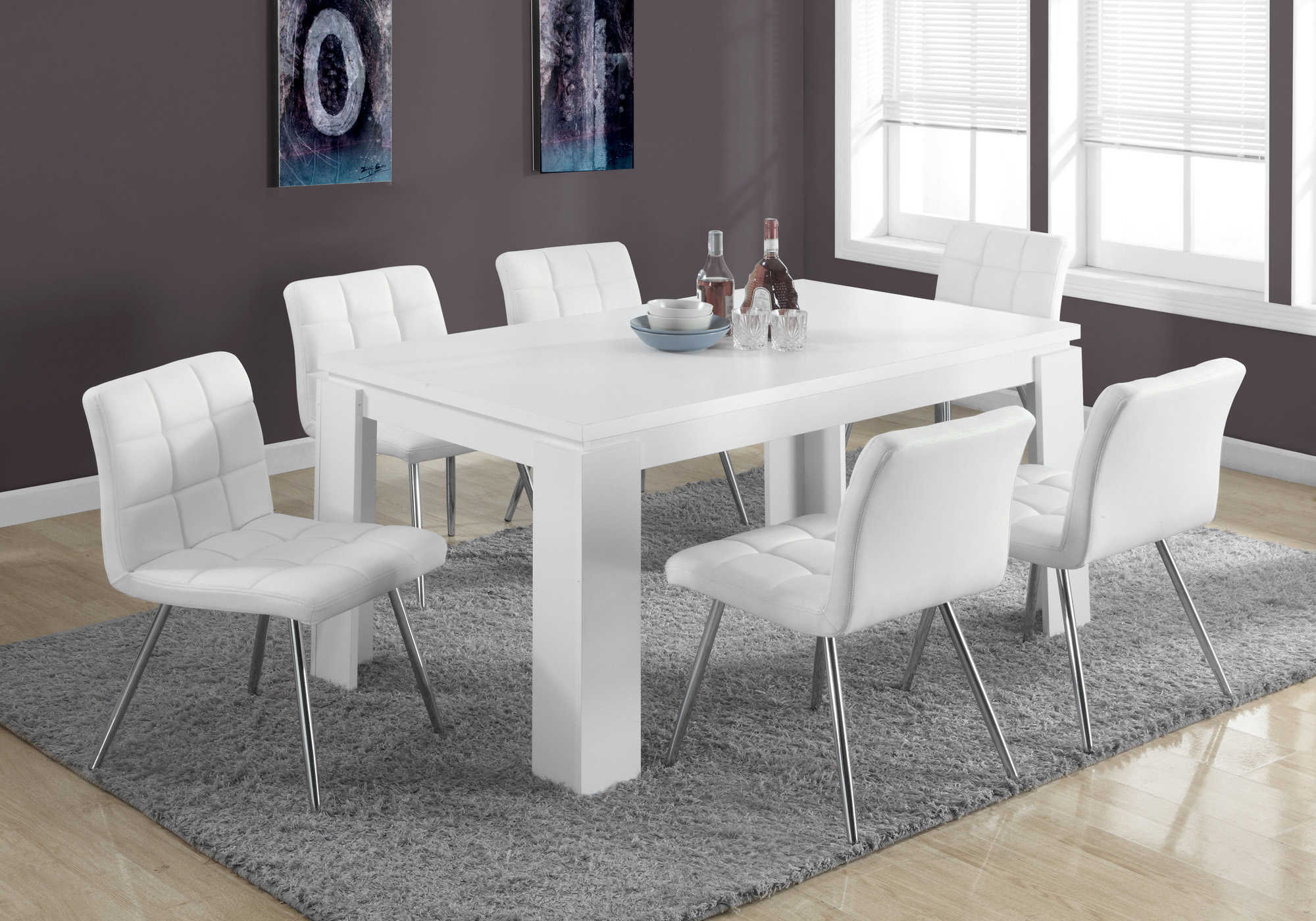 DINING TABLE - 36"X 60" / WHITE 