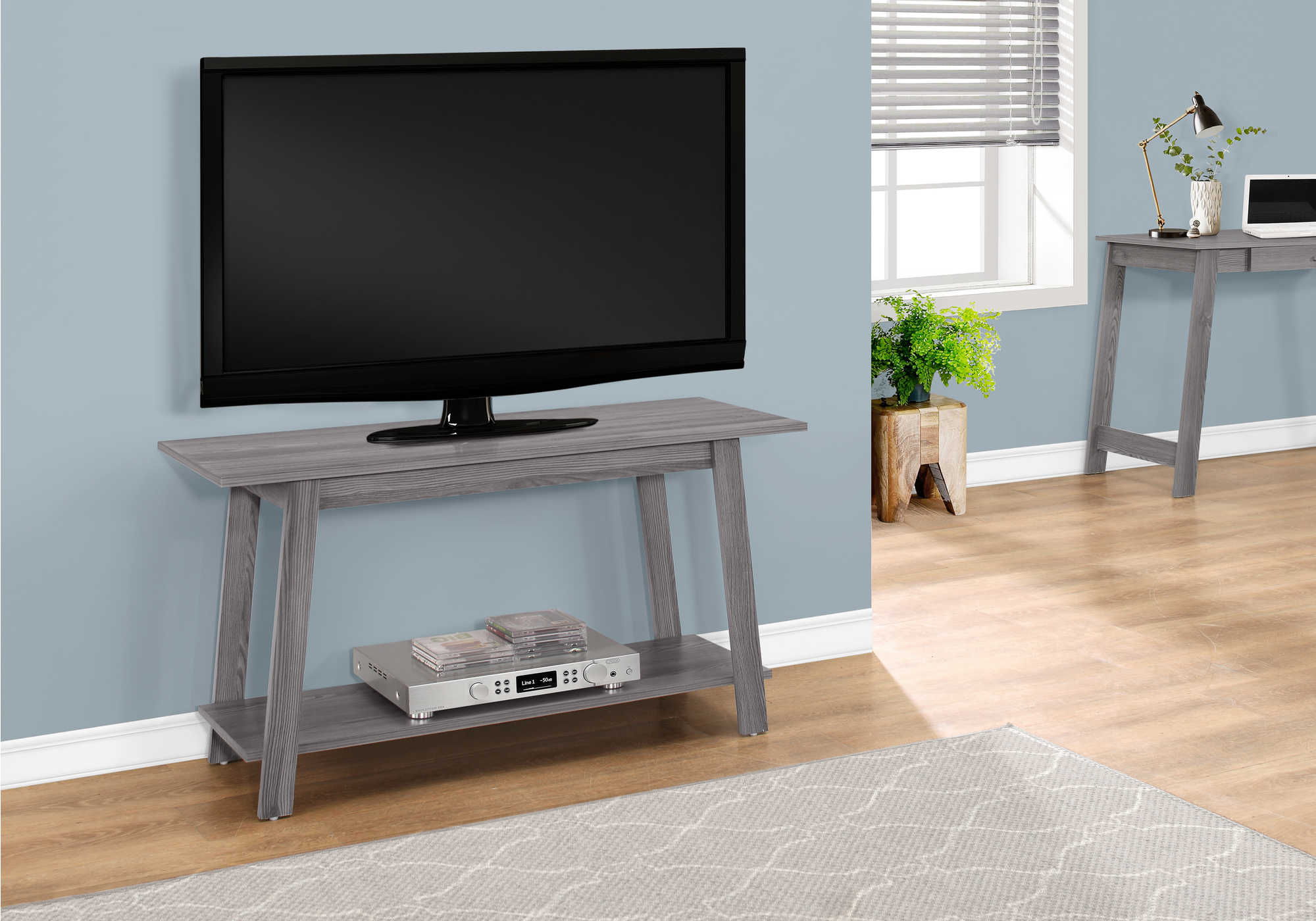 TV STAND - 42"L / GREY   