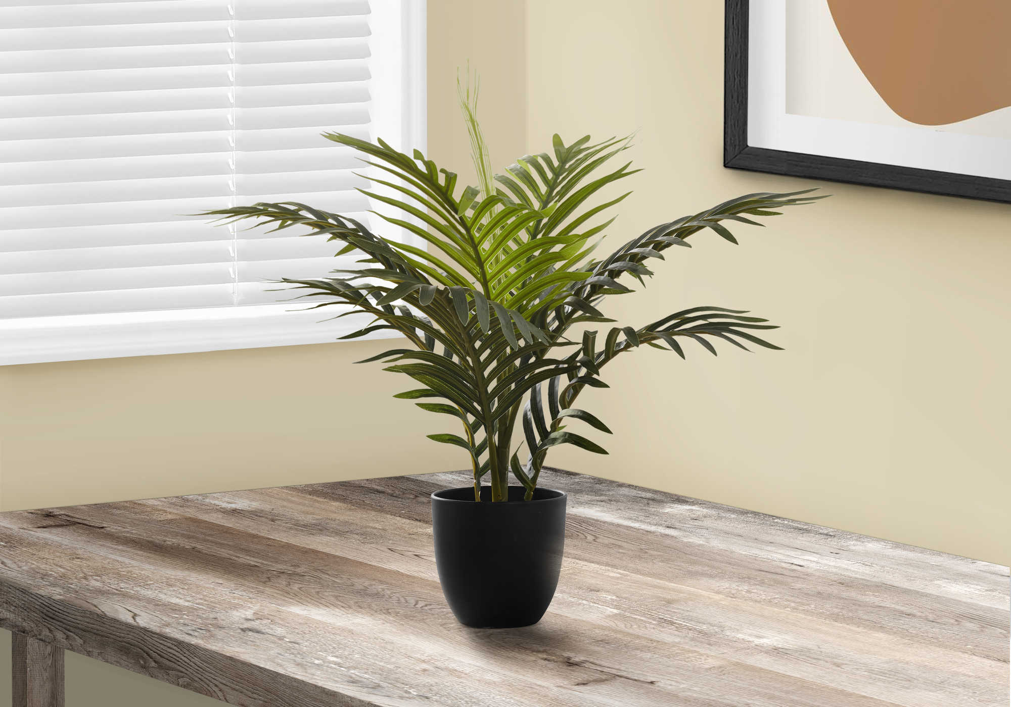 ARTIFICIAL PLANT - 20"H / INDOOR PALM IN A 5" POT