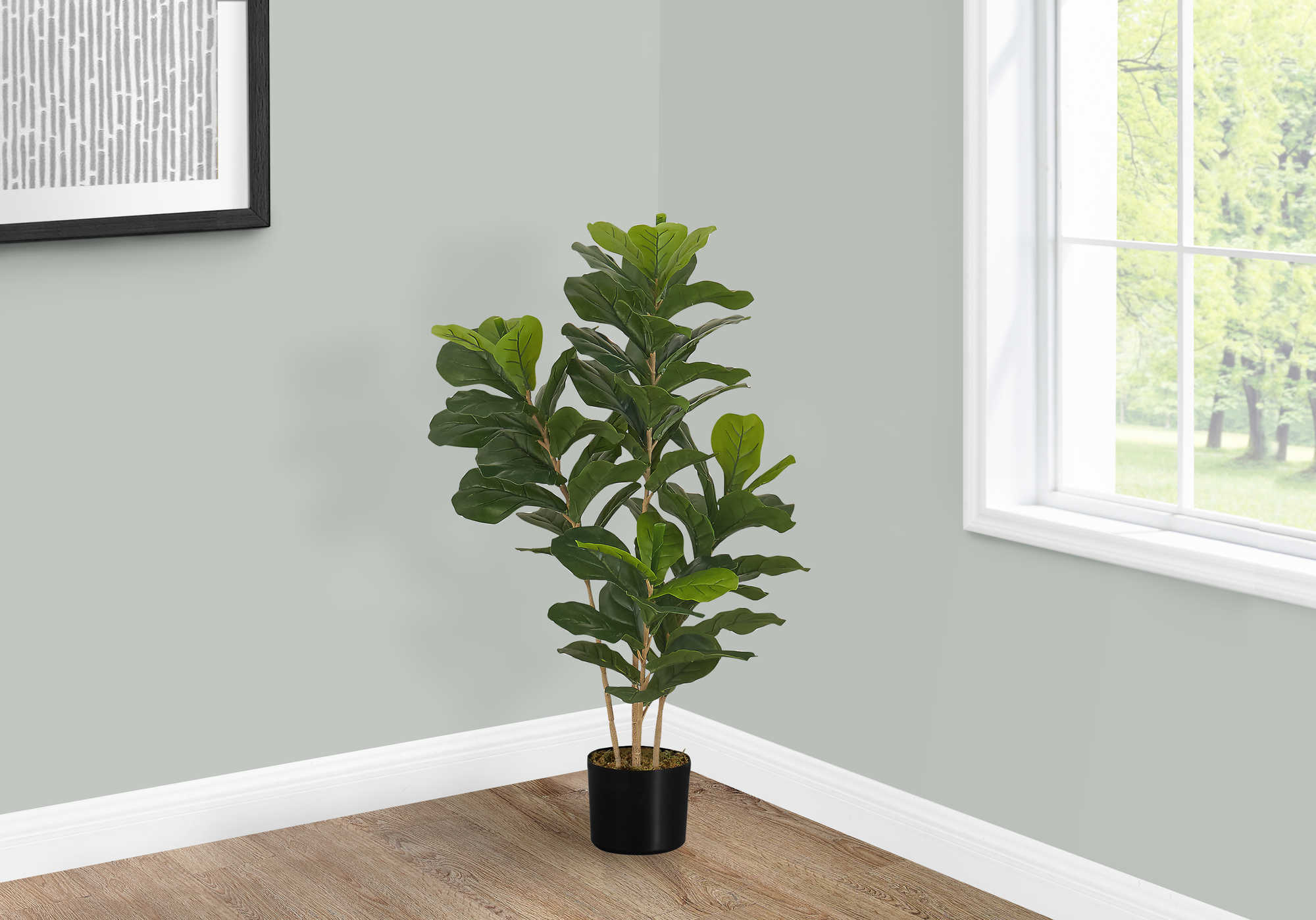 ARTIFICIAL PLANT - 41"H / INDOOR FIDDLE TREE IN A 5" POT